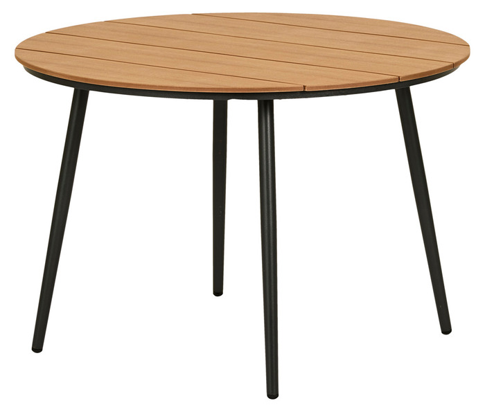 Hagebord Madrid teak Ø110 cm - Sunlife